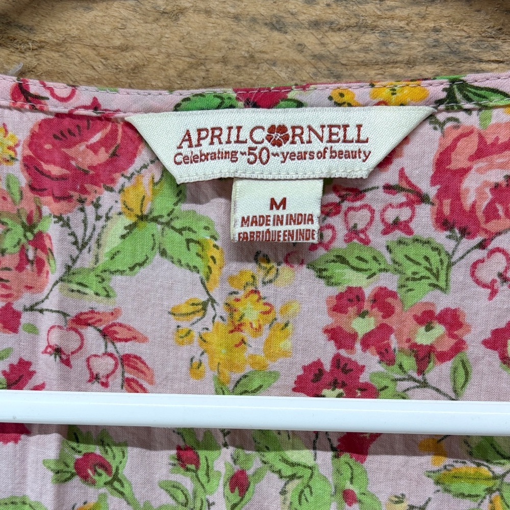 April Cornell Button Down Floral Maxi Dress - Picture 2 of 9